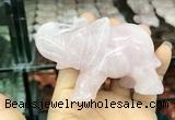 CDN530 35*80*55mm elephant rose quartz decorations wholesale