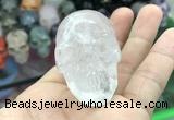 CDN550 35*50*40mm skull white crystal decorations wholesale