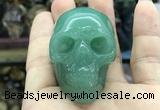 CDN563 35*50*40mm skull green aventurine decorations wholesale