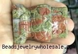 CDN578 35*50mm owl unakite decorations wholesale