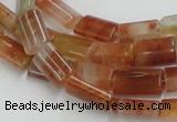 CDQ09 15.5 inches 8*12mm rectangle natural red quartz beads wholesale