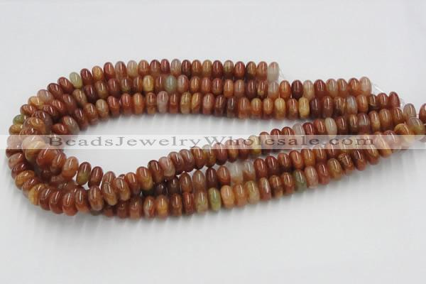 CDQ18 15.5 inches 4*8mm rondelle natural red quartz beads wholesale