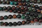 CDS185 15.5 inches 6mm round dyed serpentine jasper beads