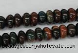 CDS196 15.5 inches 6*10mm rondelle dyed serpentine jasper beads