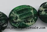 CDT78 15.5 inches 26*33mm star fruit shaped dyed aqua terra jasper beads