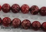 CDT823 15.5 inches 10mm round dyed aqua terra jasper beads wholesale