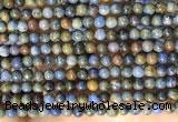 CDU360 15.5 inches 4mm round sunset dumortierite beads wholesale