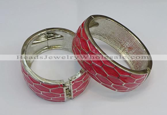 CEB139 25mm width gold plated alloy with enamel bangles wholesale