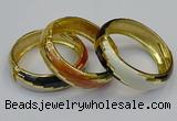 CEB151 19mm width gold plated alloy with enamel bangles wholesale