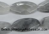 CEE214 15.5 inches 15*30mm faceted oval eagle eye jasper beads