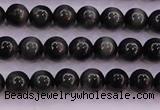 CEE501 15.5 inches 6mm round AAA grade green eagle eye jasper beads