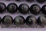 CEE504 15.5 inches 12mm round AAA grade green eagle eye jasper beads