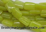 CEJ03 15.5 inches 10*14mm rectangle lemon jade beads wholesale