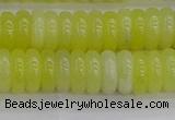 CEJ212 15.5 inches 3*8mm rondelle lemon jade beads wholesale