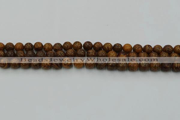 CEJ302 15.5 inches 8mm round elephant skin jasper beads wholesale