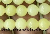 CEJ351 15.5 inches 6mm round lemon jade beads wholesale