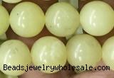 CEJ353 15.5 inches 10mm round lemon jade beads wholesale