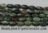 CEM10 15.5 inches 6*8mm oval emerald gemstone beads wholesale