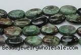 CEM11 15.5 inches 8*12mm oval emerald gemstone beads wholesale