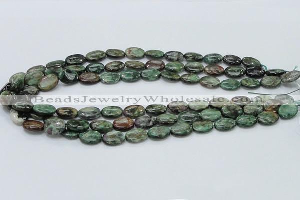 CEM12 15.5 inches 10*14mm oval emerald gemstone beads wholesale