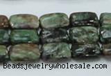 CEM18 15.5 inches 10*14mm rectangle emerald gemstone beads wholesale