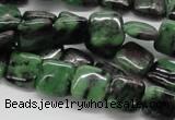 CEP14 15.5 inches 12*12mm square epidote gemstone beads wholesale