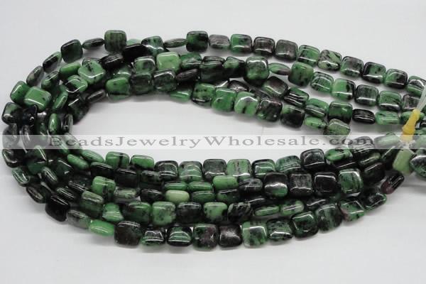 CEP14 15.5 inches 12*12mm square epidote gemstone beads wholesale