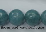 CEQ08 15.5 inches 18mm round blue sponge quartz beads wholesale