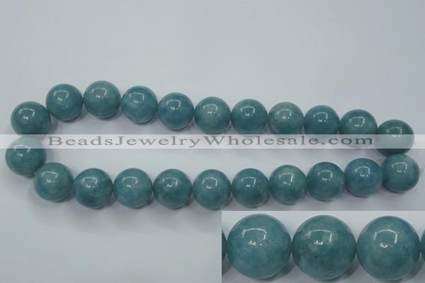 CEQ08 15.5 inches 18mm round blue sponge quartz beads wholesale