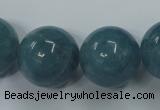 CEQ09 15.5 inches 20mm round blue sponge quartz beads wholesale