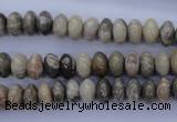 CFA202 15.5 inches 5*10mm rondelle chrysanthemum agate beads