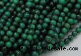 CFA65 15.5 inches 4mm round green chrysanthemum agate beads