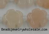 CFG1020 15.5 inches 16mm carved flower pink aventurine beads