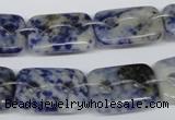 CFG320 15.5 inches 15*20mm carved rectangle sodalite beads