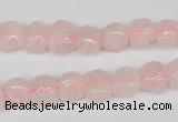 CFG58 15.5 inches 8*10mm carved pig-shaped rose quartz beads