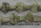 CFG781 15.5 inches 10*15mm carved animal lucky jade beads