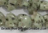 CFG809 12.5 inches 14*18mm carved animal sesame jasper beads