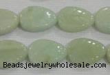 CFG815 12.5 inches 15*20mm carved leaf amazonite beads wholesale