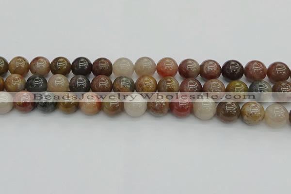 CFJ203 15.5 inches 10mm round fancy jasper beads wholesale