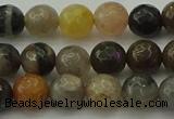 CFJ211 15.5 inches 6mm faceted round fancy jasper beads wholesale