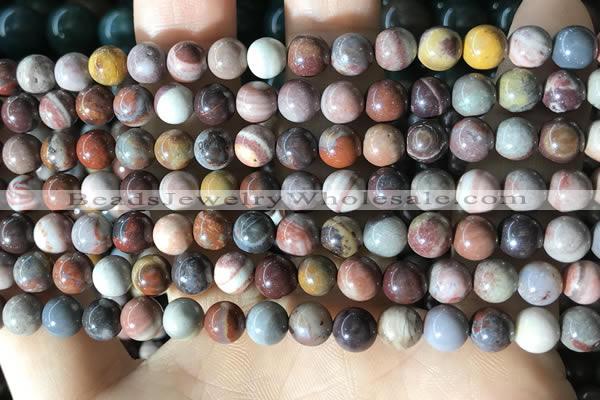 CFJ257 15.5 inches 6mm round fantasy jasper beads wholesale