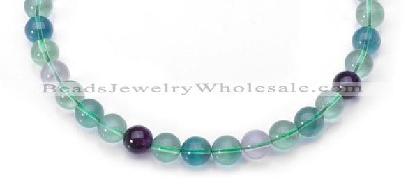 CFL05 AA grade round 12mm natural fluorite beads Wholesale