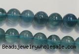 CFL1002 15.5 inches 8mm round blue fluorite beads wholesale