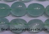 CFL1080 15 inches 15*20mm nuggets green fluorite gemstone beads