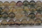 CFL1102 15.5 inches 8mm round yellow fluorite gemstone beads