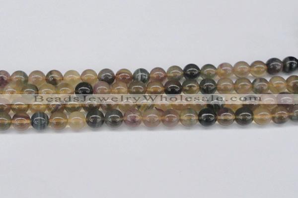 CFL1104 15.5 inches 12mm round yellow fluorite gemstone beads