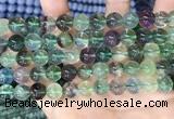 CFL1153 15.5 inches 10mm round fluorite gemstone beads