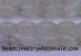 CFL1200 15.5 inches 6*10mm rice green fluorite gemstone beads