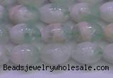 CFL1201 15.5 inches 8*12mm rice green fluorite gemstone beads