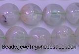 CFL1209 15.5 inches 12mm flat round green fluorite gemstone beads